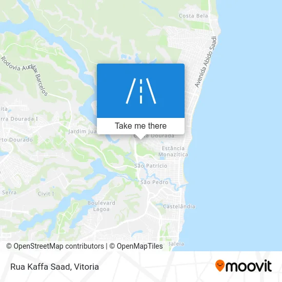 Rua Kaffa Saad map