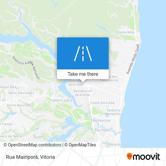 Rua Mairiporã map