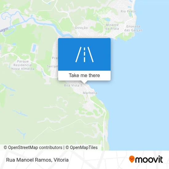 Rua Manoel Ramos map