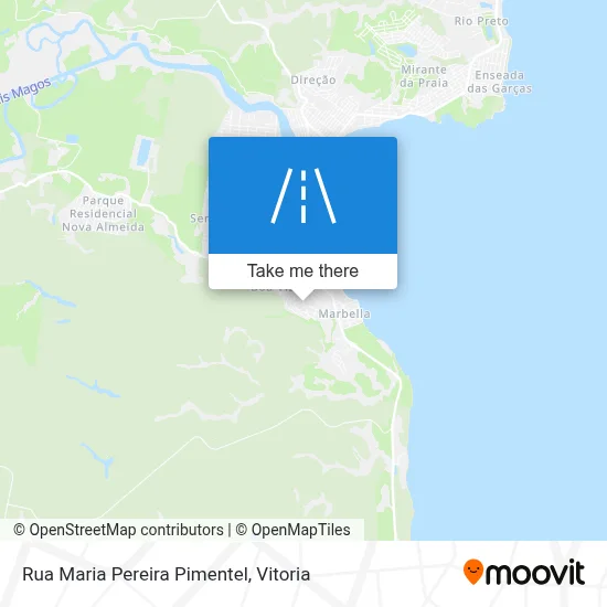 Rua Maria Pereira Pimentel map