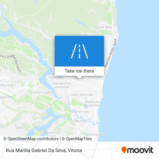 Rua Marilia Gabriel Da Silva map