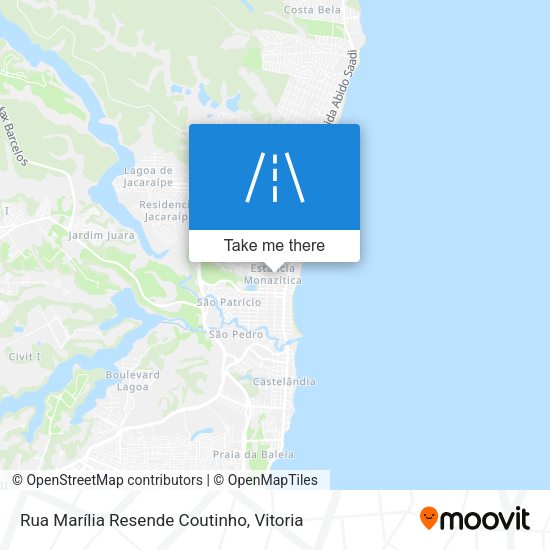 Rua Marília Resende Coutinho map