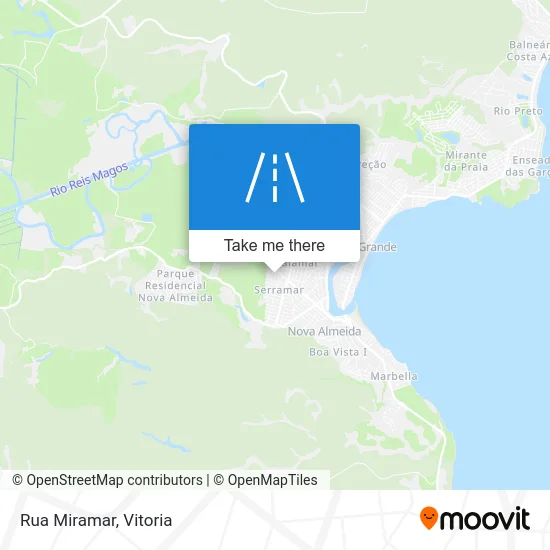 Rua Miramar map