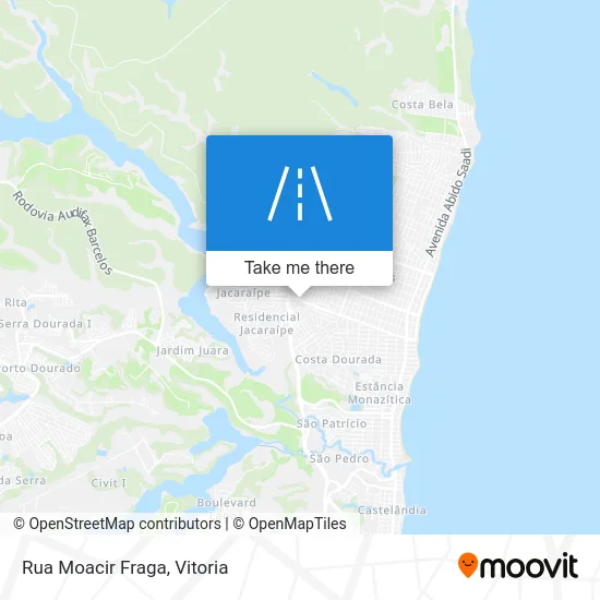 Rua Moacir Fraga map