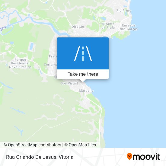 Rua Orlando De Jesus map