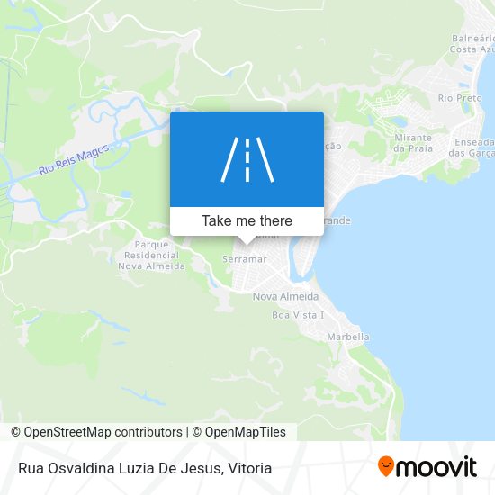 Rua Osvaldina Luzia De Jesus map