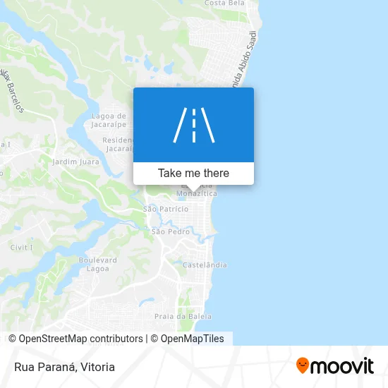 Rua Paraná map