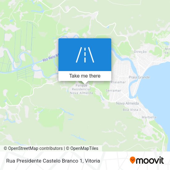 Rua Presidente Castelo Branco 1 map