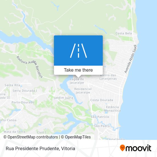 Rua Presidente Prudente map