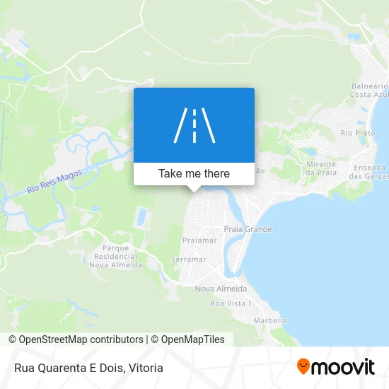 Rua Quarenta E Dois map