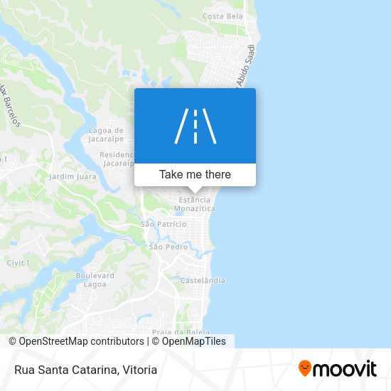 Rua Santa Catarina map