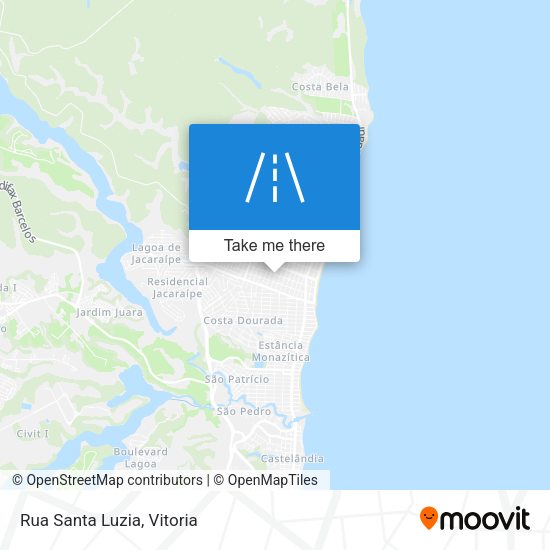 Rua Santa Luzia map