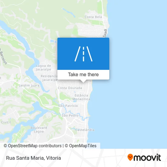 Rua Santa Maria map