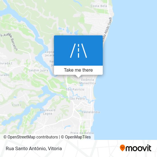 Rua Santo Antônio map