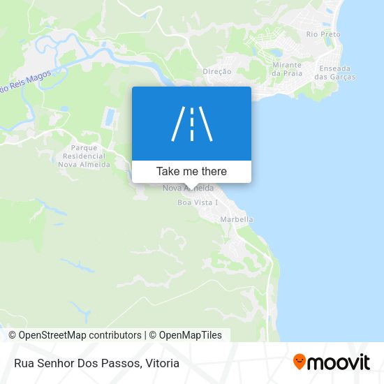 Rua Senhor Dos Passos map