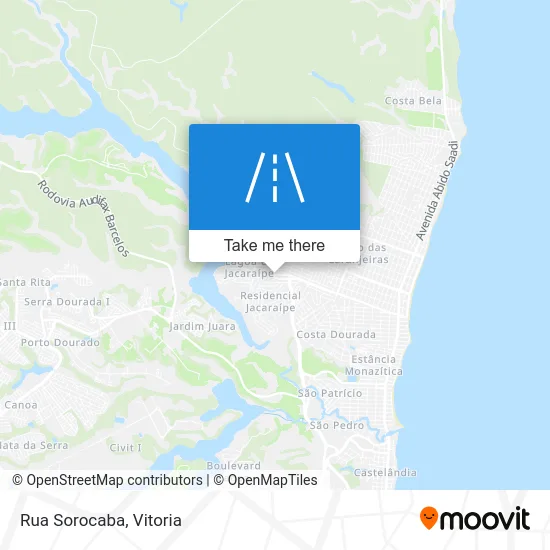 Rua Sorocaba map