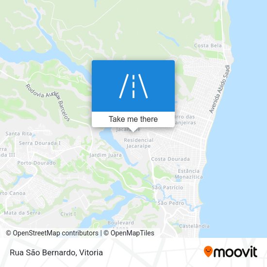 Rua São Bernardo map