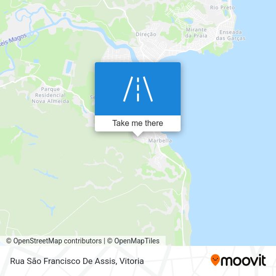 Rua São Francisco De Assis map