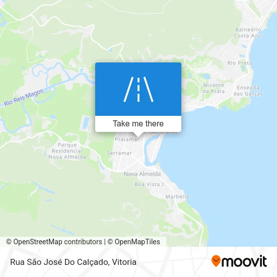 Rua São José Do Calçado map