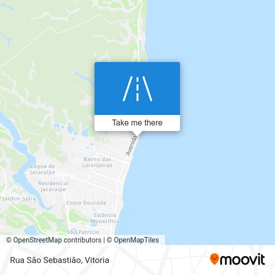 Rua São Sebastião map