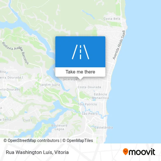 Rua Washington Luís map