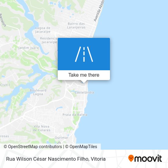 Rua Wilson César Nascimento Filho map