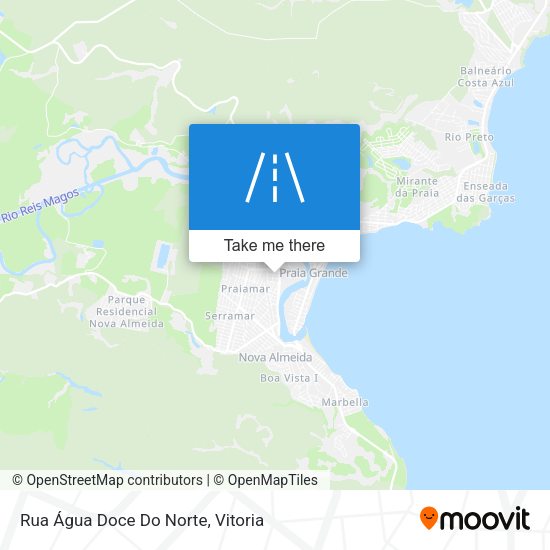 Rua Água Doce Do Norte map