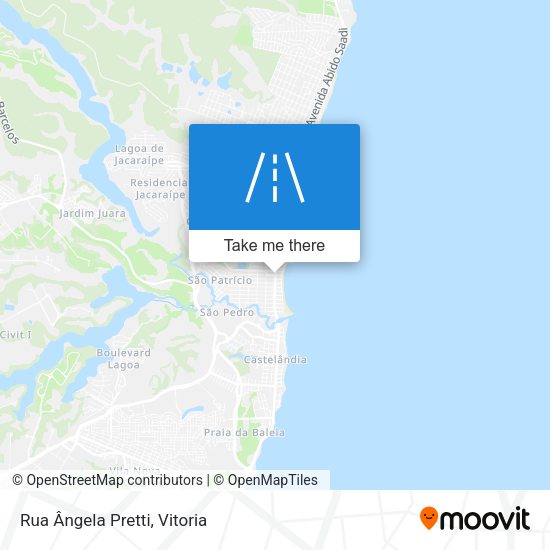 Rua Ângela Pretti map