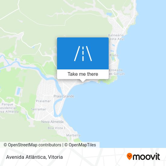 Avenida Atlântica map