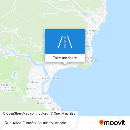 Rua Alice Fundão Coutinho map