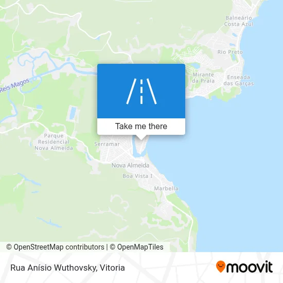 Rua Anísio Wuthovsky map