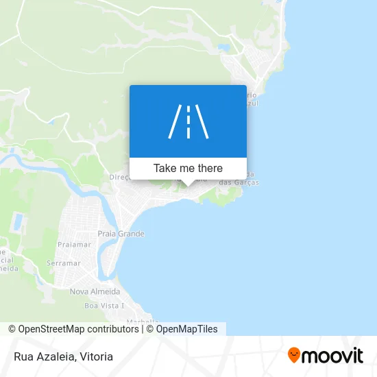 Rua Azaleia map