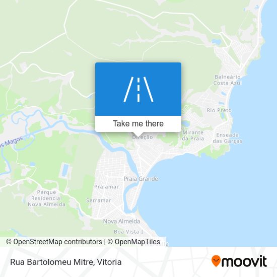 Rua Bartolomeu Mitre map