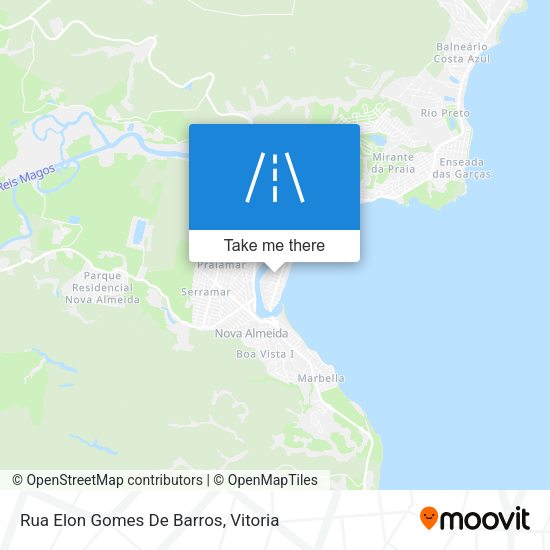 Rua Elon Gomes De Barros map