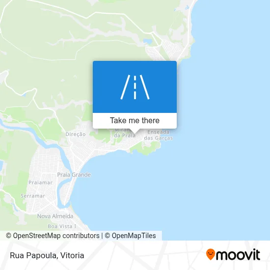 Rua Papoula map