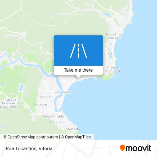Rua Tocantins map