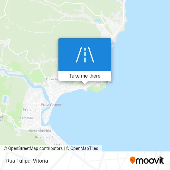 Rua Tulipa map