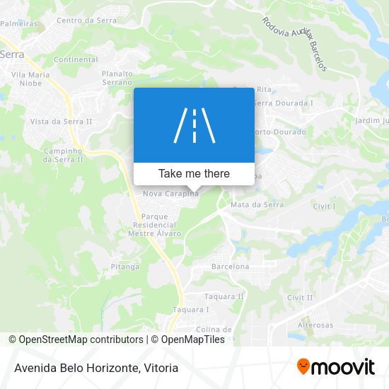 Avenida Belo Horizonte map