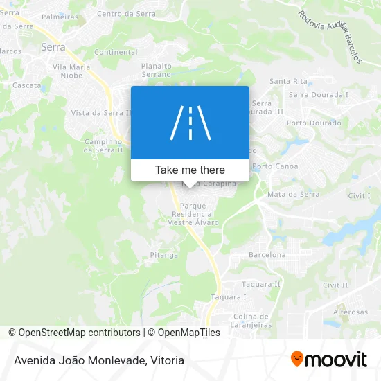 Avenida João Monlevade map