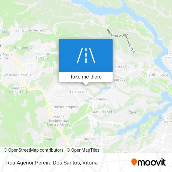 Rua Agenor Pereira Dos Santos map