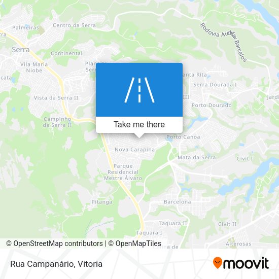 Rua Campanário map