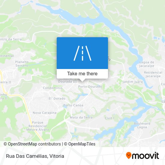 Rua Das Camélias map