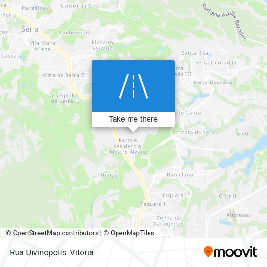 Rua Divinópolis map