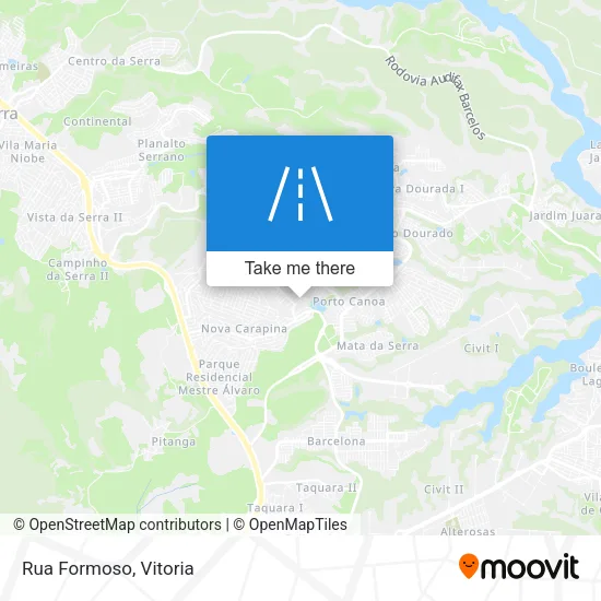 Rua Formoso map