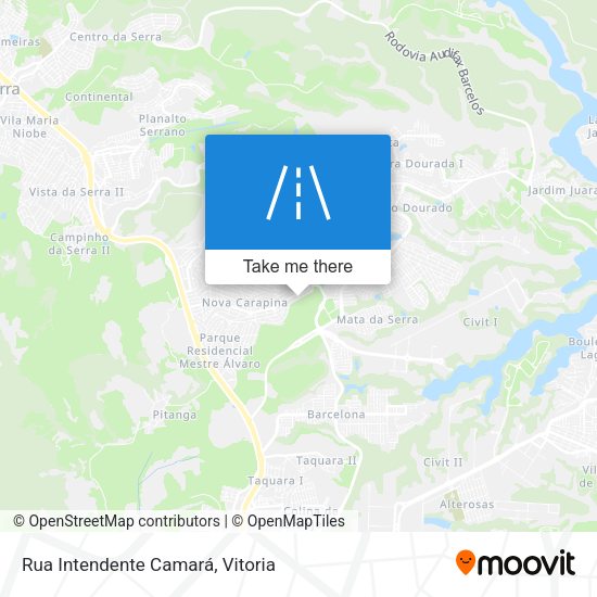 Rua Intendente Camará map
