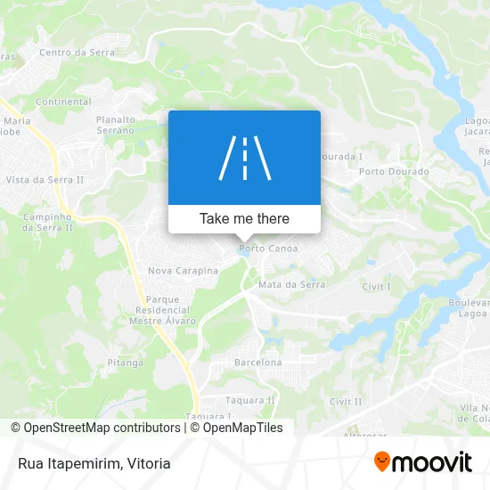 Rua Itapemirim map