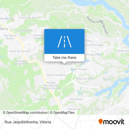 Rua Jequitinhonha map