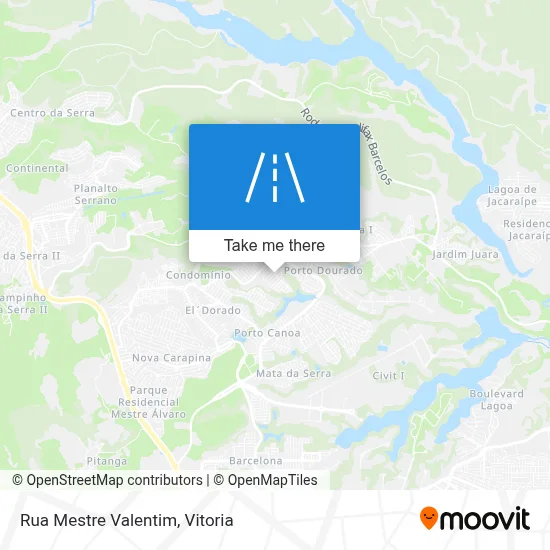 Rua Mestre Valentim map