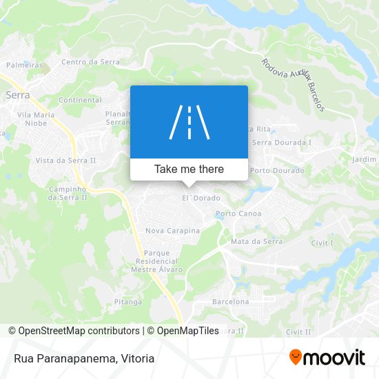 Rua Paranapanema map