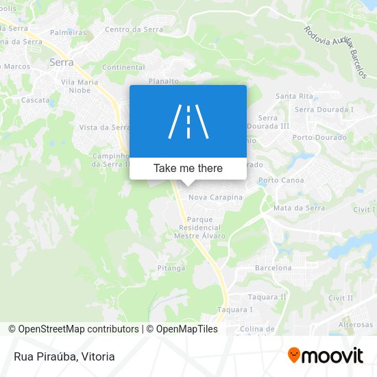 Rua Piraúba map